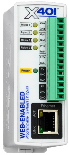 WebRelay X-401 PoE 2 entrées et 2 sorties