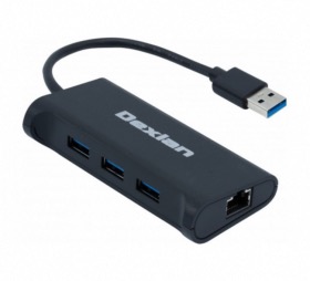 Adaptateur USB 3.0 vers RJ45 gigabit + Hub 3 ports