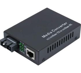 Convertisseur fibre 100FX monomode vers RJ45 25 Km