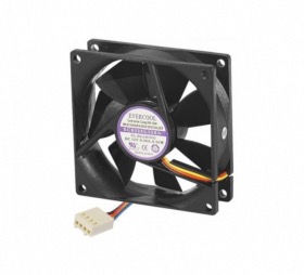 Ventilateur pour boitier longue durée 4 fils 80x80x25