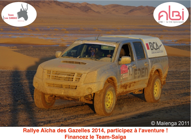 Rally des Gazelles, le Team Saga en action