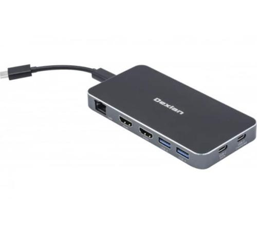 Station d'accueil USB 3.2 HDMI LAN USB + chargeur