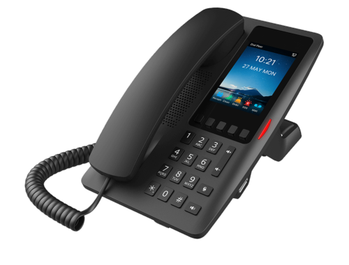 Téléphone IP WiFi pour Hotel Fanvil H6W Poe noir