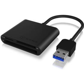 Lecteur de cartes mémoire USB 3.0 IB-CR301 3 slots