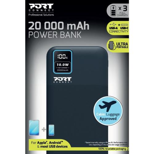 Powerbank 20000 mAh 2 USB Port Design