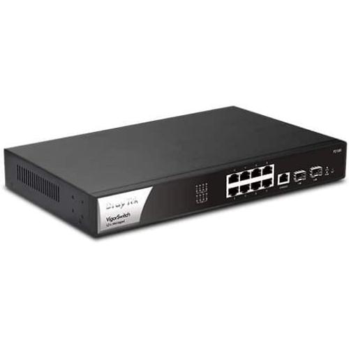 Switch 8 ports giga PoE+ 140W 2 SFP Vigor P2100