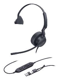 Casque USB A/C mono Teams et UC Yealink UH42T