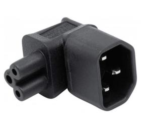 Adaptateur secteur IEC C14 / IEC C5 coud