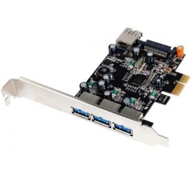 Carte controleur 4 ports USB 3.0 PCI Express 2.0 1x