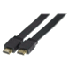 Cordon plat HDMI High Speed noir - longueur 1,5 mètre