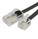 Cordon tlphone 7 m noir RJ11 - RJ45