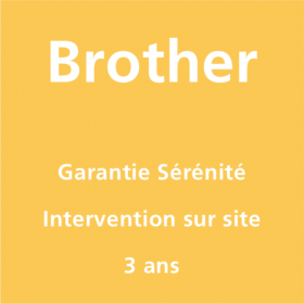 Garantie srnit 3 ans sur site pour Multifonction Brother