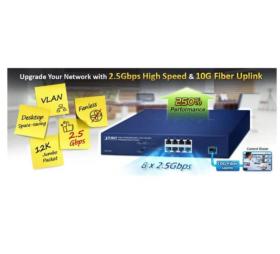 Switch MGS-910X 8 ports RJ45 multi gigabit 1 SFP+