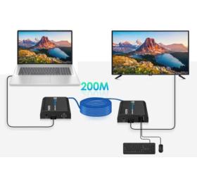 Kit Prolongateur HDMI 4K USB sur RJ45 gigabit
