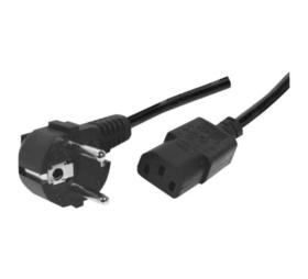 Cordon d'alimentation CEE7 / C13 noir 1,8 m gaine LS0H