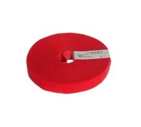 Lien agrippant fixation câbles ECO SCRATCH 10 M rouge