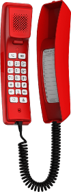 Téléphone IP mural H2U-R rouge Fanvil