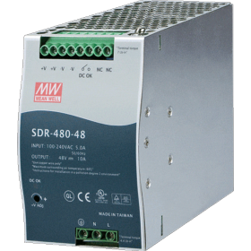 Alimentation industrielle sur rail DIN 48V 480W