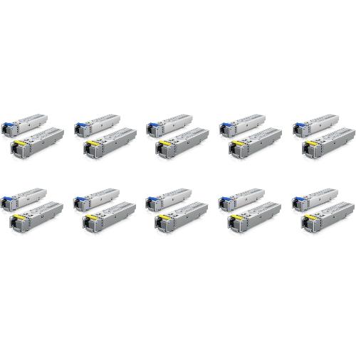 Pack 20 modules SFP 1 Giga monomode Ubiquiti