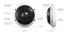 Caméra IP extérieure 12MP UniFi Protect G6 Pro 360 blanche