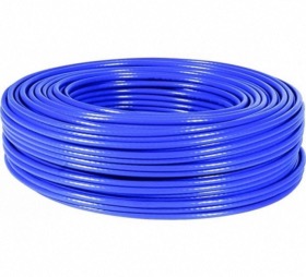 Câble bleu multibrin blindé F/UTP catégorie 6a LSOH 100 M