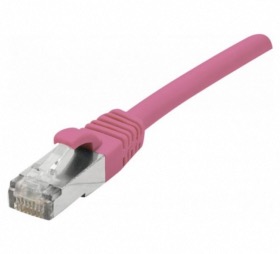 Cable ethernet Cat 6 LSOH snagless rose - 1,5 m