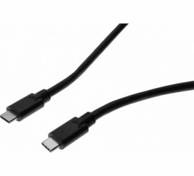 Cordon USB 3.1 Gen2 type C M/M 1 m noir