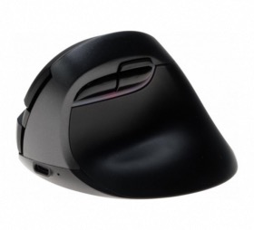 Souris verticale noire sans fil Bluetooth pour droitier