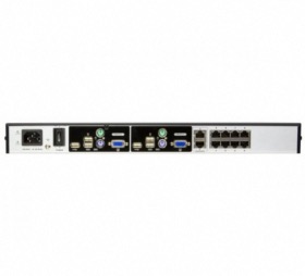 Commutateur KVM IP matriciel 2 consoles et 8 ports