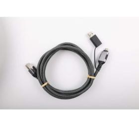 Cordon adaptateur réseau RJ45 USB A/C gigabit 12 m