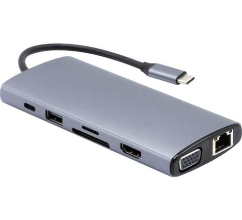 Station d'accueil USB-C 11 ports double affichage