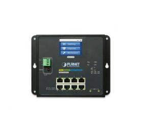 Switch industriel plat 8 ports Giga 2 SFP LCD Planet