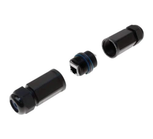 Embase de traversée RJ45 CAT6a étanche avec manchons