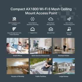 Point d'accès WiFi 6 AX1800 TP-Link FESTA F61