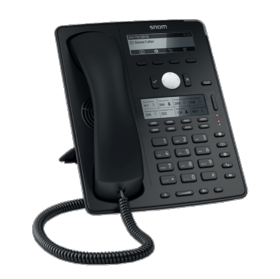 Téléphone SIP Snom D745 12 comptes Noir USB