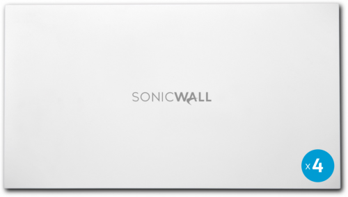 AP SonicWave 231c Cloud WiFi Management 3 ans - pack 4