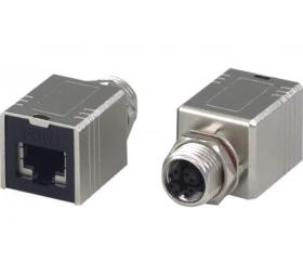 Adaptateur industriel RJ45 vers M12