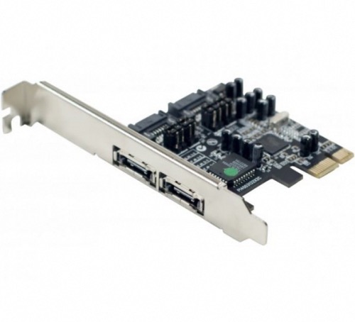 Carte PCI Express RAID 2 canaux 4 ports SATA II