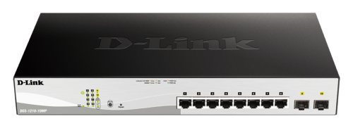 Switch D-LINK Smart+ 8 ports giga PoE 130W + 2 SFP