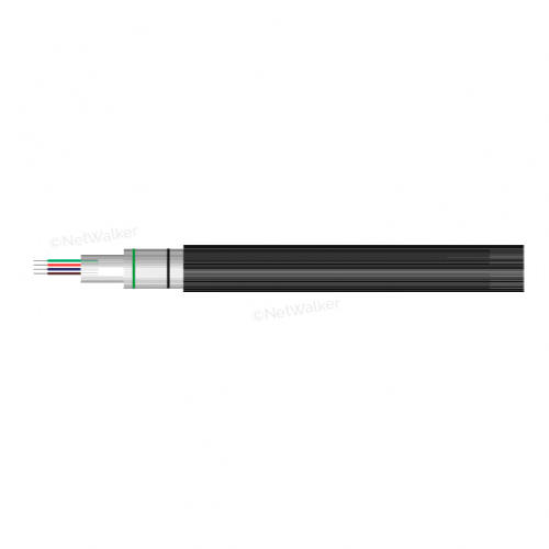 Câble optique 12 fibres multimode OM2 50/125 à la coupe