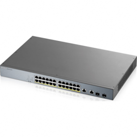 Switch 24 ports giga PoE 375W 2 SFP Zyxel GS1350-26HP