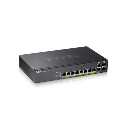 Switch 8 ports giga PoE+ 180W 2 SFP combo Zyxel GS2220-10HP