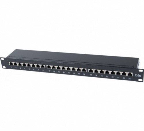 Panneau de brassage 19 CAT5E STP 24 ports