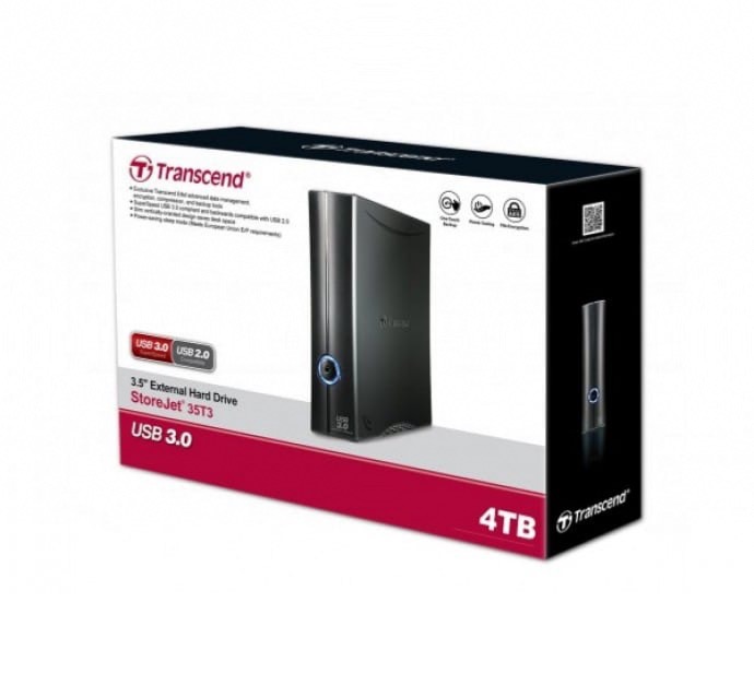 Disque dur externe - TRANSCEND 4 To