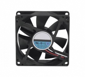 Ventilateur extra silencieux pour boitier 12V 3 fils 80x80x25