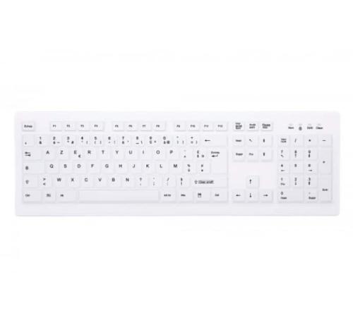 Clavier USB lavable AK-C8100 IP68 CHERRY blanc FR