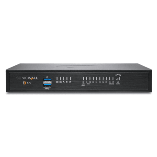 Firewall SonicWall TZ670 Essential Edition 1 an