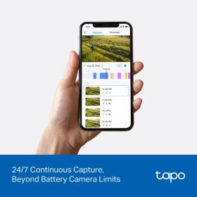 Kit caméra Pan/Tilt WiFi/4G solaire TP-Link Tapo