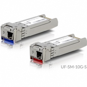 Pack 2 modules SFP+ 10G monomode WDM Ubiquiti