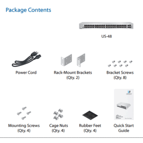 Switch UniFi 48 ports giga 2 SFP 2 SFP+ Ubiquiti